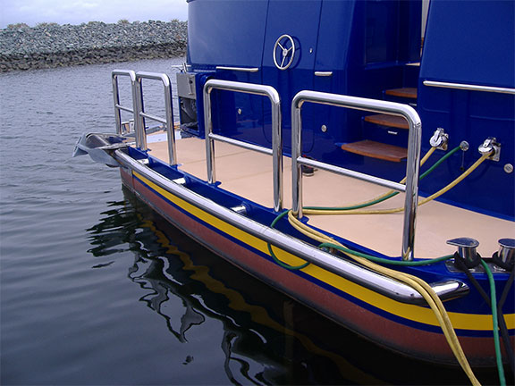 Boat railing fabrication and welding
